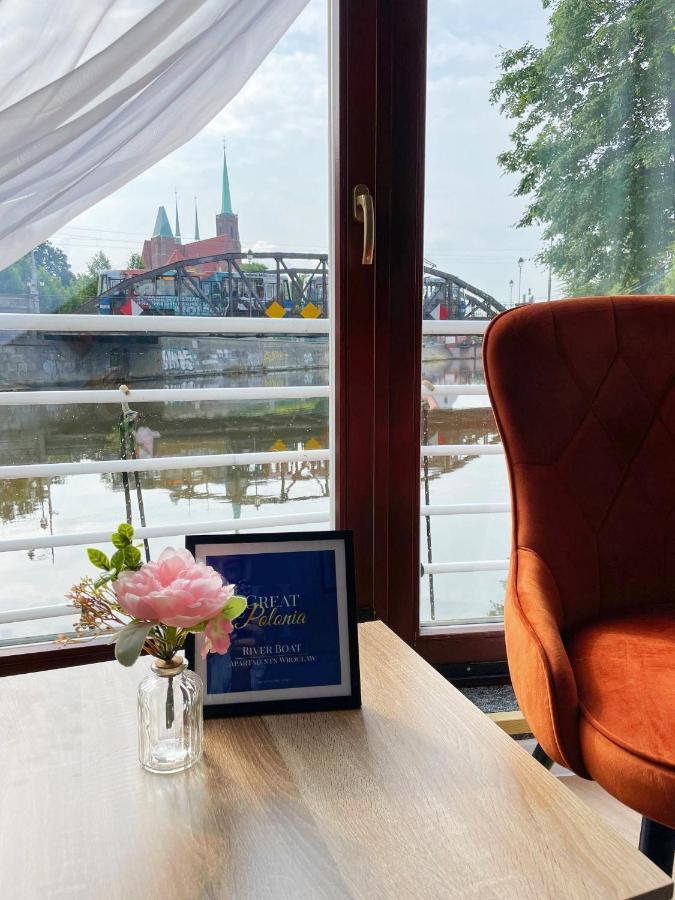 Great Polonia River Boat Apartments 브로츠와프 외부 사진